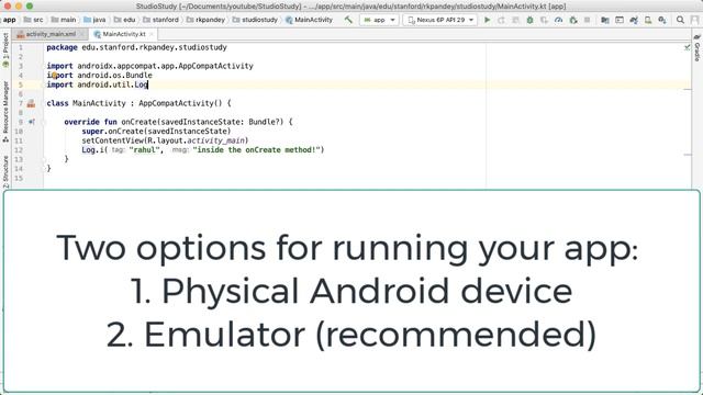 Android Studio and Emulator Setup, Introduction, and Tips- Beginner Tutorial смотреть онлайн