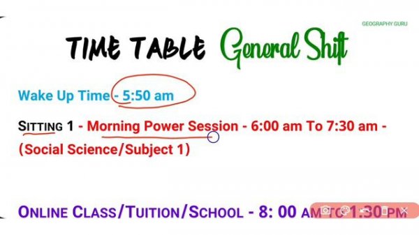 Best Timetable 2024 | How To Study Effectively | Best Timetable for Class 10 - 11 - 12 & 9 #gg