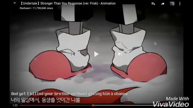 Sans Reacts: Stronger Than You Frisk Response смотреть онлайн