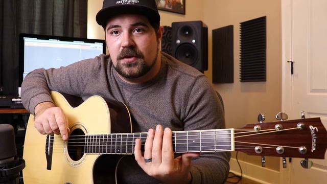 Tutorial For Gatling Gun Guitar Technique (djent fingerstyle guitar) - Kevin Blake Goodwin смотреть онлайн