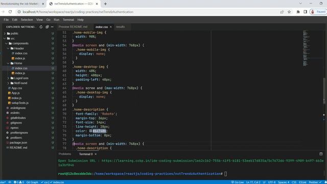 CCBP React JS | Coding Practice 27 | Nxt Trendz Authentication | NXT WAVE смотреть онлайн