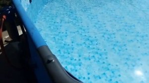 Как фильтровать воду в уличном бытовом бассейне.