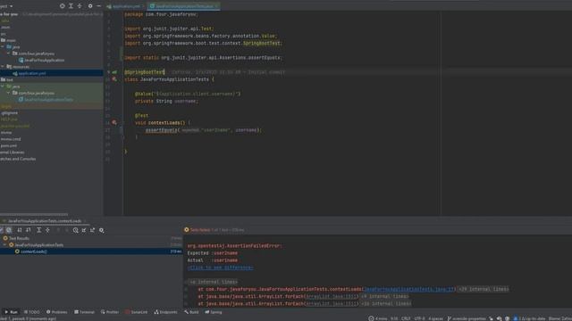 Spring Boot - Override application property value in test смотреть онлайн