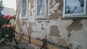 Бюджетная отделка дома, шпаклевание фасада своими руками.
