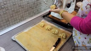 Песочное печенье Хризантемы или "печенье на мясорубке"