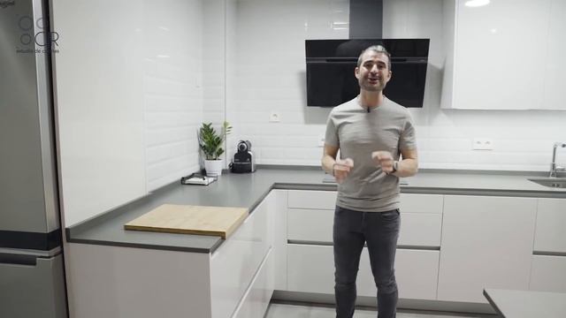 Cocina Blanco Brillo CJR Frigo Americano 4 Puertas смотреть онлайн