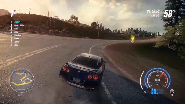 NFS Heat - NISSAN GT-R Nismo R35 vs NISSAN Skyline GT-R R34 vs NISSAN GT-R Premium R35 (BEST ENGINE смотреть онлайн