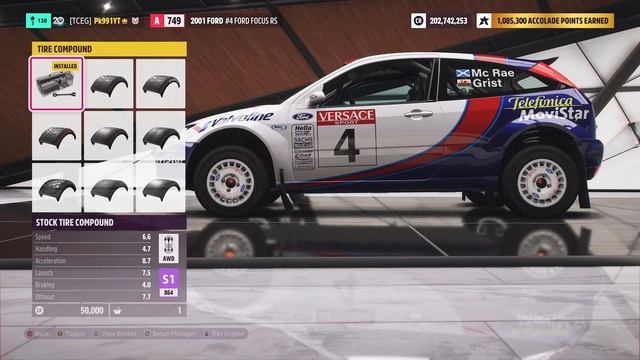 [Forza Horizon 5] 2001 FORD #4 FOCUS RS Customization/Testing смотреть онлайн