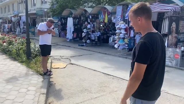 Витязево. Анапа Обзор. Дорога на море. Вода цветёт, но тёплая, люди купаются. Путешествие на машине смотреть онлайн