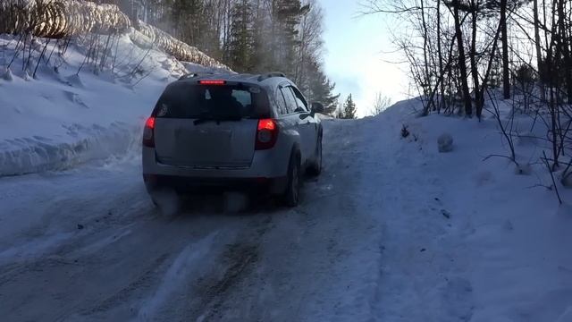 Горка для Каптивы, более сложное покрытие. Видео для сравнения с другими авто. смотреть онлайн