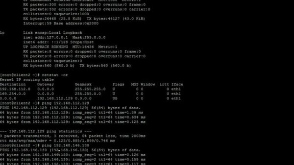 Сетевой интерфейс Linux | Linux видеоуроки