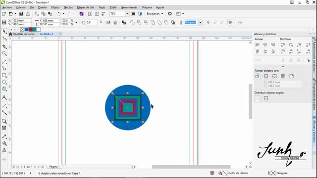 Alineación en CorelDraw X8 - X7 - X6 - X5 - Previos al diseño de una revista 2017 смотреть онлайн