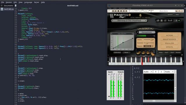Aphex Twin - Avril 14th (SuperCollider and Pianoteq cover) смотреть онлайн