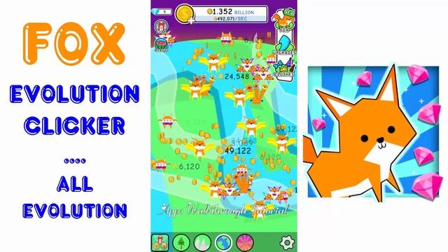 Fox Evolution - Clicker Game - All Evolution смотреть онлайн