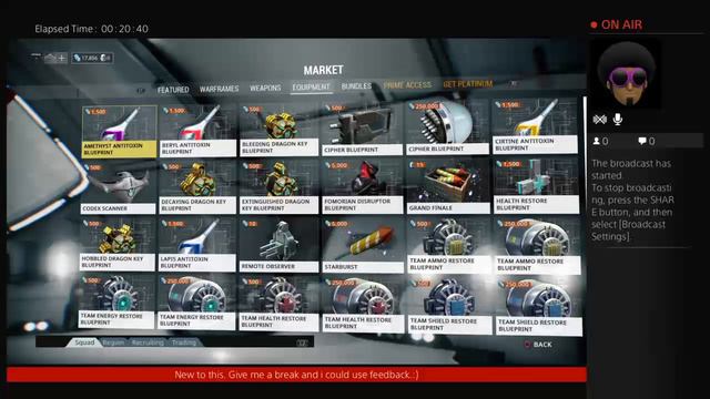War has ninjas? Warframe stream смотреть онлайн