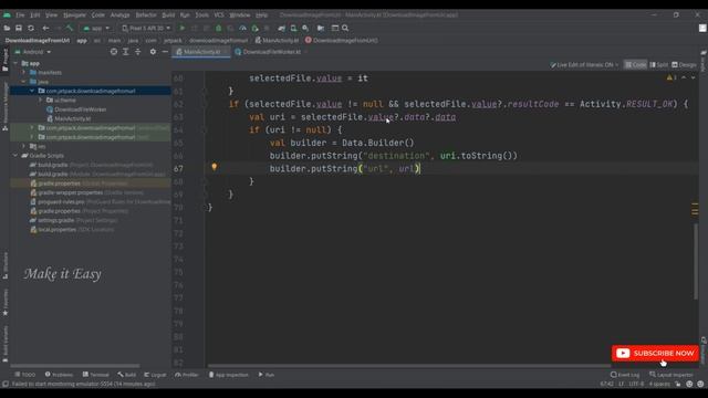How to Implement Download Image From Url in Jetpack Compose using WorkManager | Make it Easy смотреть онлайн