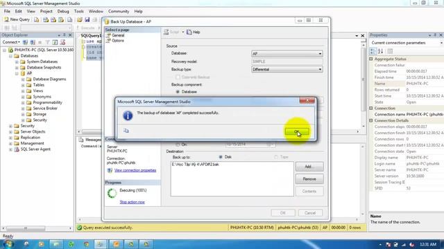 sao lưu và phục hồi CSDL trong SQL 2008 смотреть онлайн