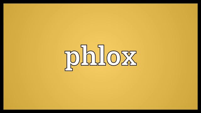 Phlox Meaning смотреть онлайн