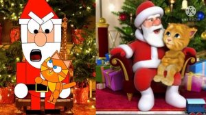 Talking Santa meets ginger original Animated