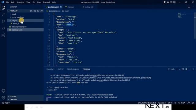 Tutorial #2: Next JS Typescript Setup & Create First Next TS App | Next JS Tutorial in Hindi 2022 смотреть онлайн