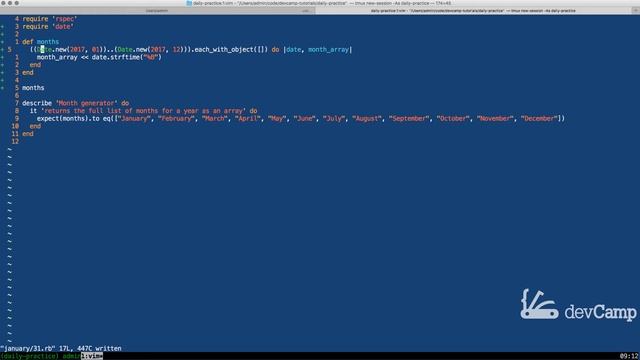 Create a Range of Months Using the Ruby Date Library смотреть онлайн
