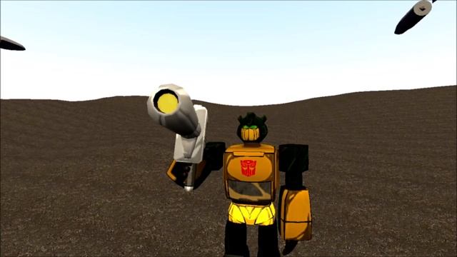 Bumblebee Cybertron Battle Scene Recreation Bloopers (Transformers Garrys Mod Animation) смотреть онлайн