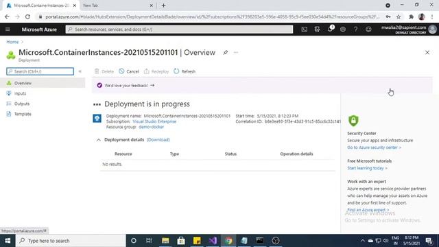 How to Create Container Instance and pull the Image from Container Registry in Azure смотреть онлайн