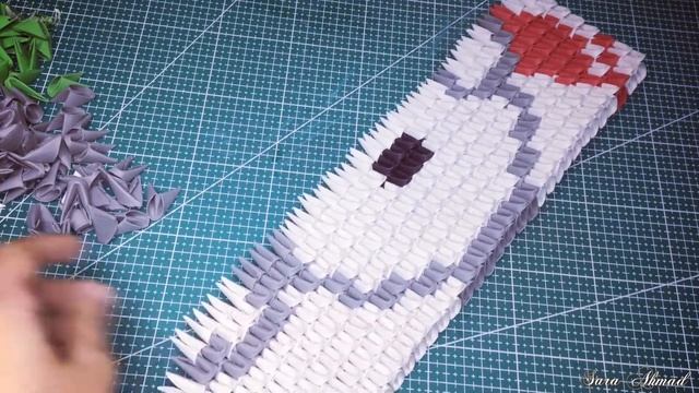 How to make 3d origami a Snow man painting 3 - part 1 смотреть онлайн