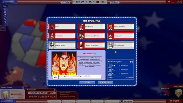 TRUMP ELECTION SIMULATOR 2016!!!- *The Political Machine 2016-*No commentary 30 mins* смотреть онлайн
