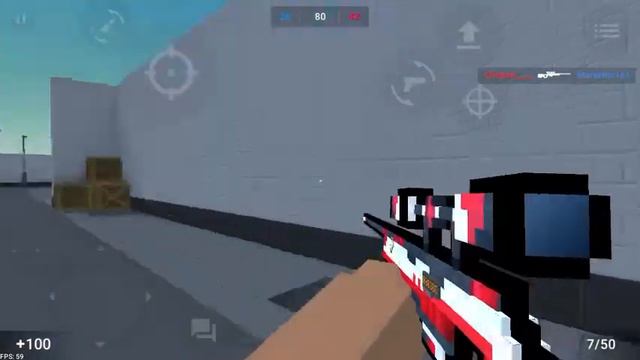 BLOCK STRIKE GAMEPLAY ON IOS | AWP MODE #2