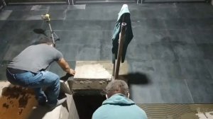 Люк для подвала, под плитку. Скрытый люк под плитку.