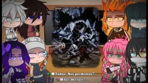 Hashiras React Tanjiro Kamado ⚠️Spoiler Alert⚠️ ||Muzan Vs Tanjiro|| •GCRV•