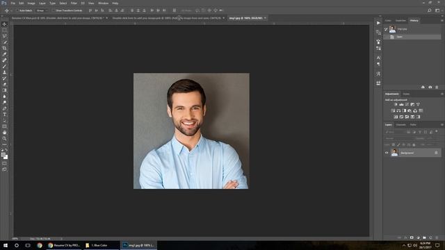 Tutorial For CV RESUME how to edit and use Photoshop and Microsoft Word смотреть онлайн