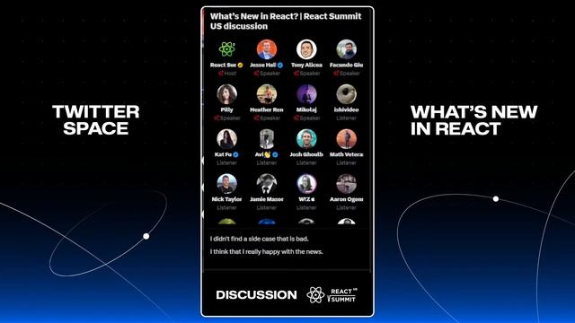 Twitter Space Discussion | What's new in React? смотреть онлайн