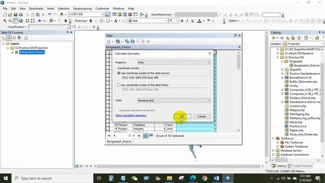 Area Calculation in ArcGIS 2020 смотреть онлайн
