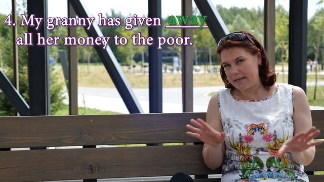 Lesson 3. Phrasal verb to give. смотреть онлайн