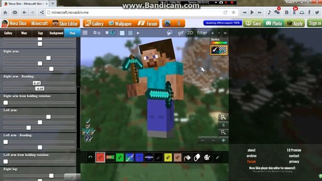 Как сделать картинки со скином minecraft (Часть 1) смотреть онлайн