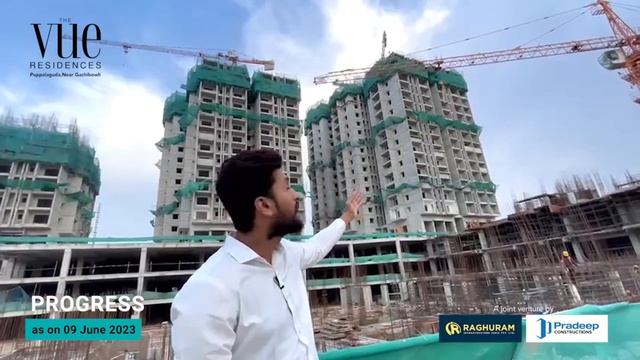 The VUE Residences | Construction Status 09 June 2023 | Shanmukh RRPC смотреть онлайн