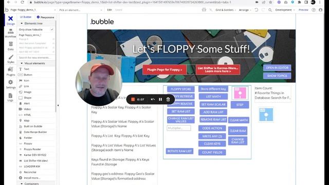 Floppy Browser Storage Plugin for Bubble: Intro, Full Discussion and Demo! смотреть онлайн
