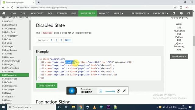 Lecture -15- // Bootstrap 4 Pagination Full Introduction // Bootstrap 4 For Beginners In Hindi смотреть онлайн