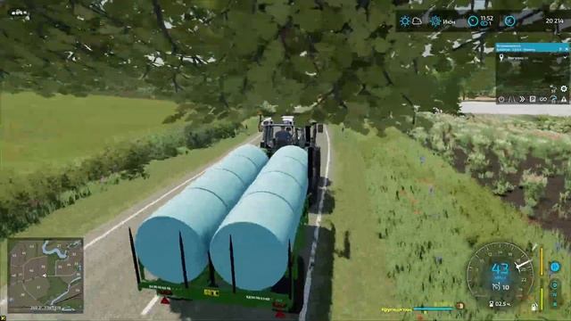 Отвёз сенаж на продажу. Я богат? // The Old Stream Farm - Timelapse #6 // Farming Simulator 22 смотреть онлайн