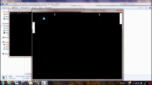 Pong Clone C++/SFML смотреть онлайн