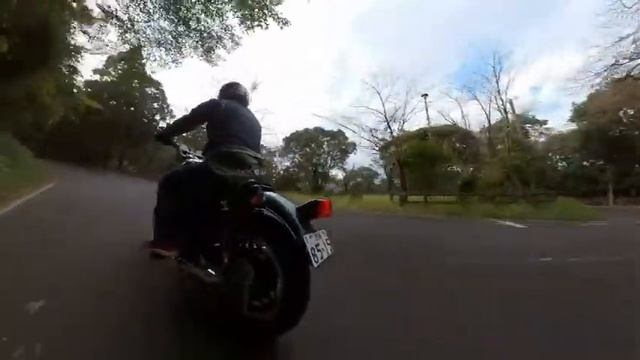 1980 HONDA GL500 Scrambler Riding #cx500