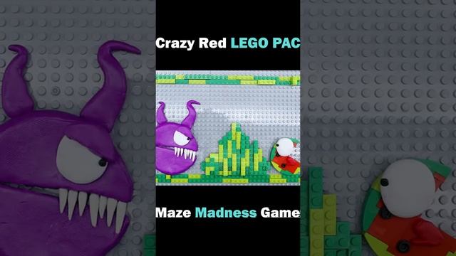 Crazy Red LEGO PACMAN in Maze Madness Game @pacmanfamily1203 #Shorts смотреть онлайн