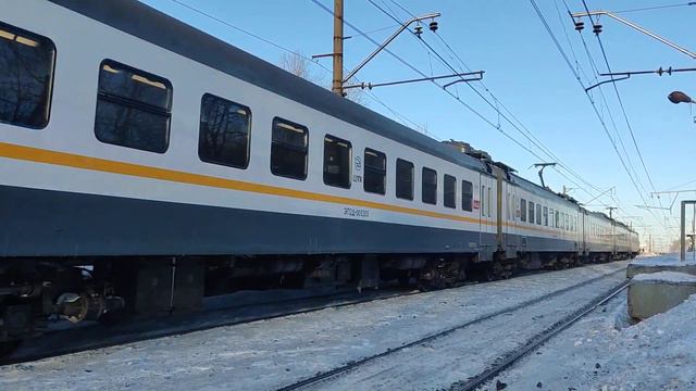 Электропоезд ЭП2Д-0052 с маршрутом Москва (Киевский вокзал) - Нара смотреть онлайн
