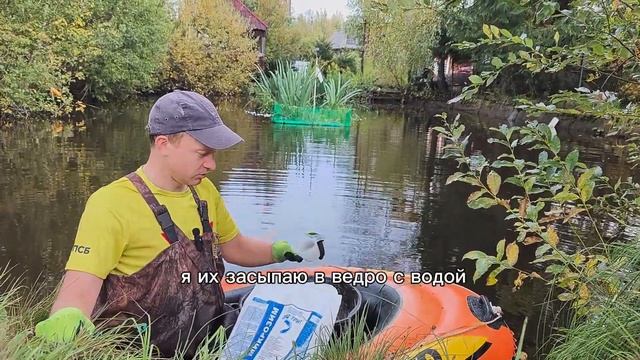 Как почистить пруд своими руками смотреть онлайн