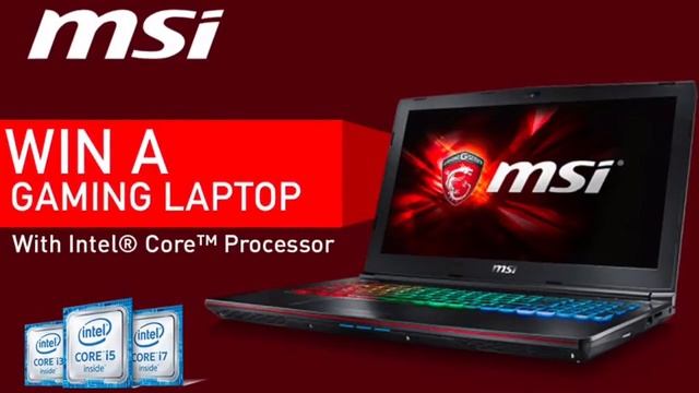 MSI GE62 6QD APACHE PRO Gaming Laptop Giveaway смотреть онлайн