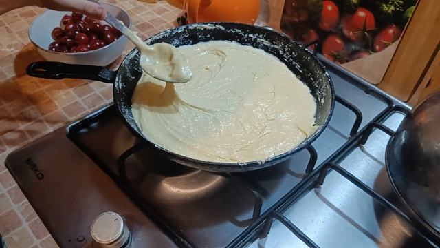 Лучший пирог с вишней. Самый вкусный и быстрый рецепт #выпечка #еда #кулинария #пирог #рецепты #шеф смотреть онлайн