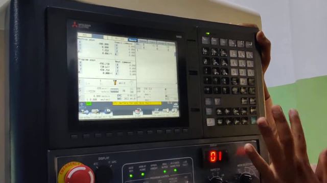 HOW TO START IN MITSUBISHI CNC MACHINE #CNC