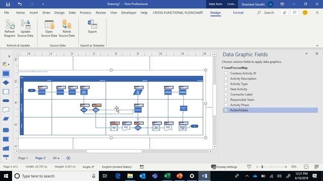 Microsoft Excel and Visio: Unlock the power of data-driven diagramming - THR2019 смотреть онлайн
